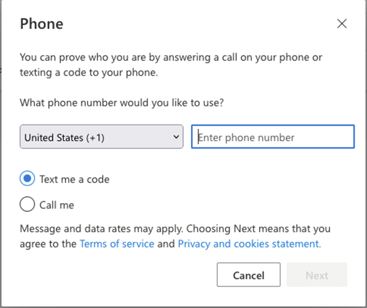 How to Add or Change your MFA Phone Number